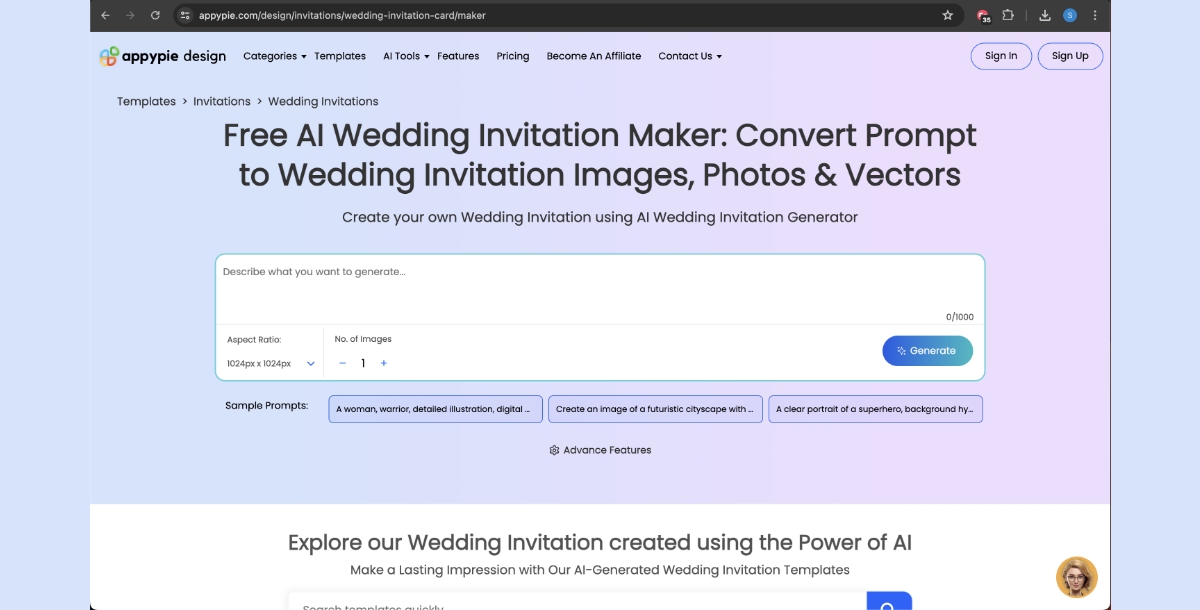 step 1 - How to a create wedding invitation