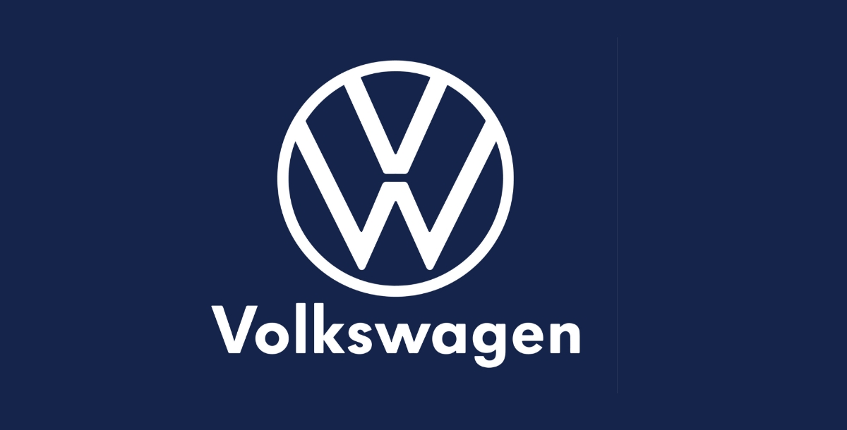 Volkswagon symmetrical reflection logo