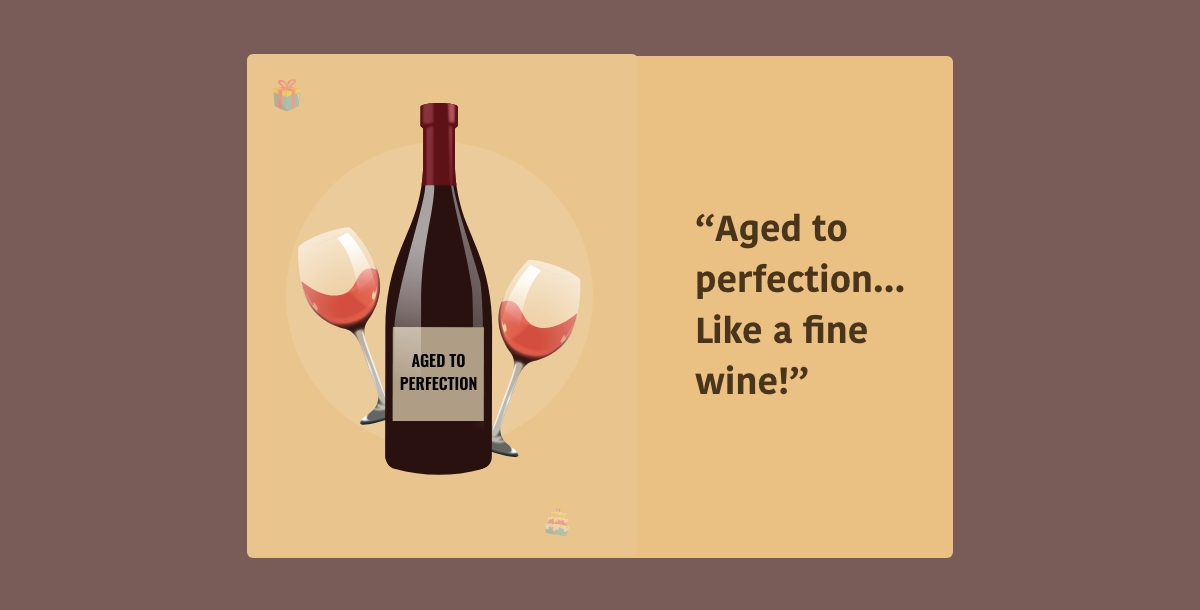 wine lover funny birthday card design