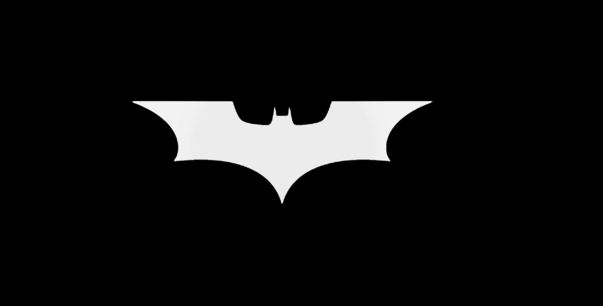 Batman Symmetrical reflection logo