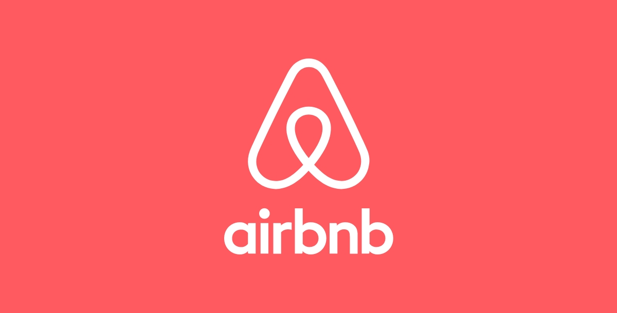 Airbnb symmetrical reflection logo