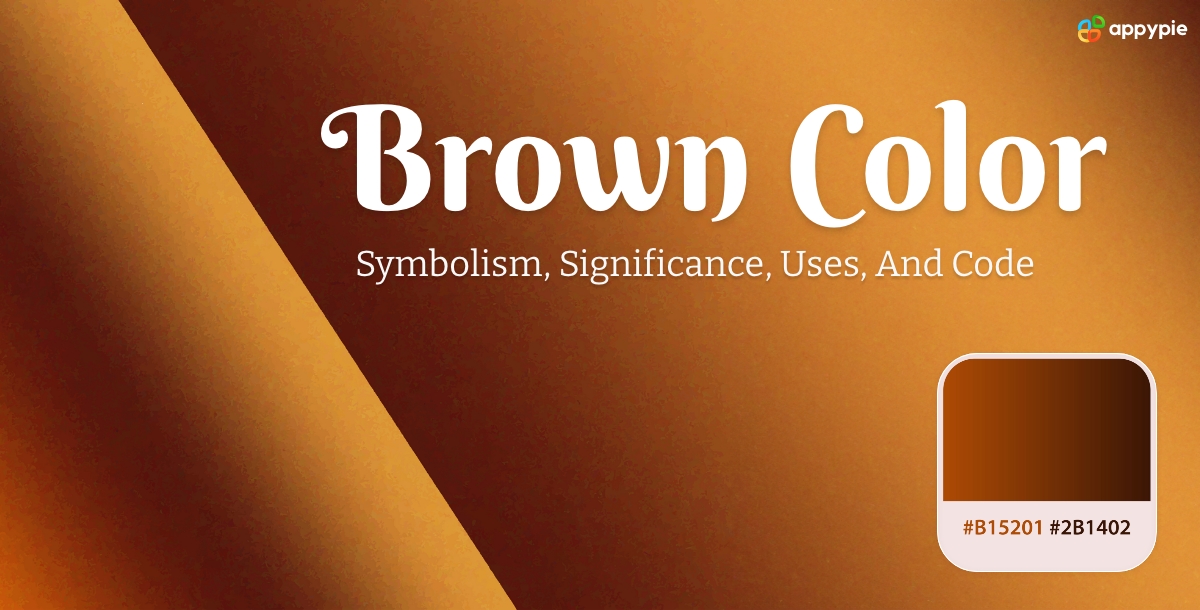 brown color symbolism and color code