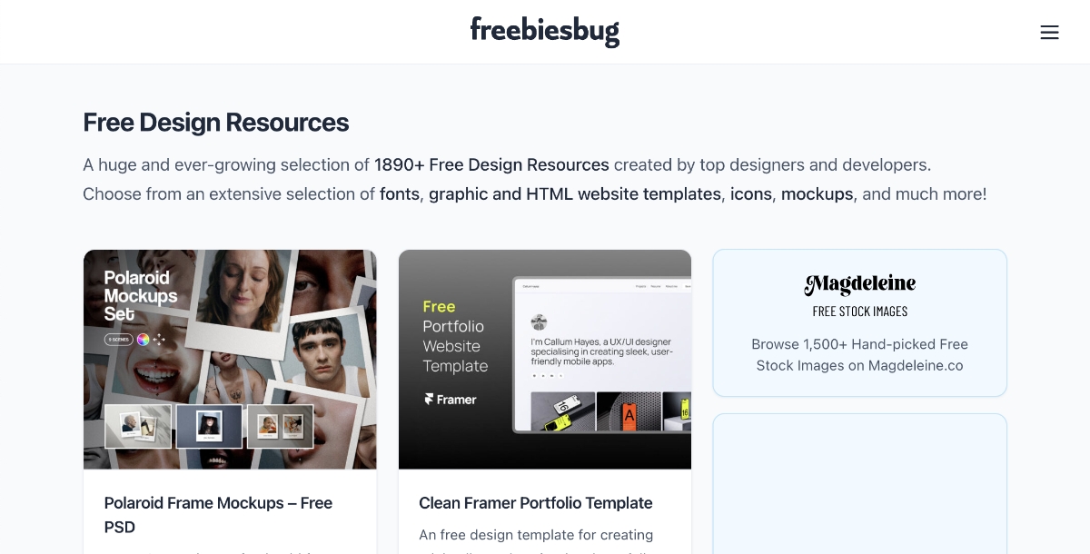 Freebiesbug Download Icons for free