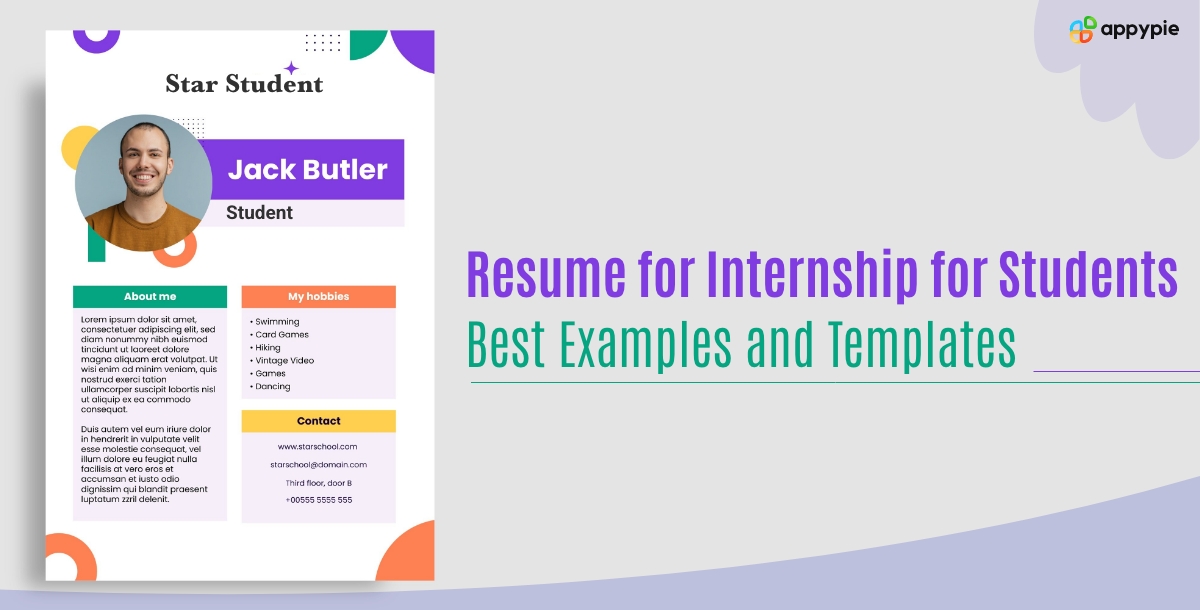 Resume for Internship