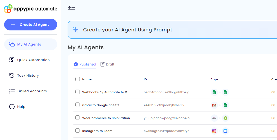 Create AI Agent