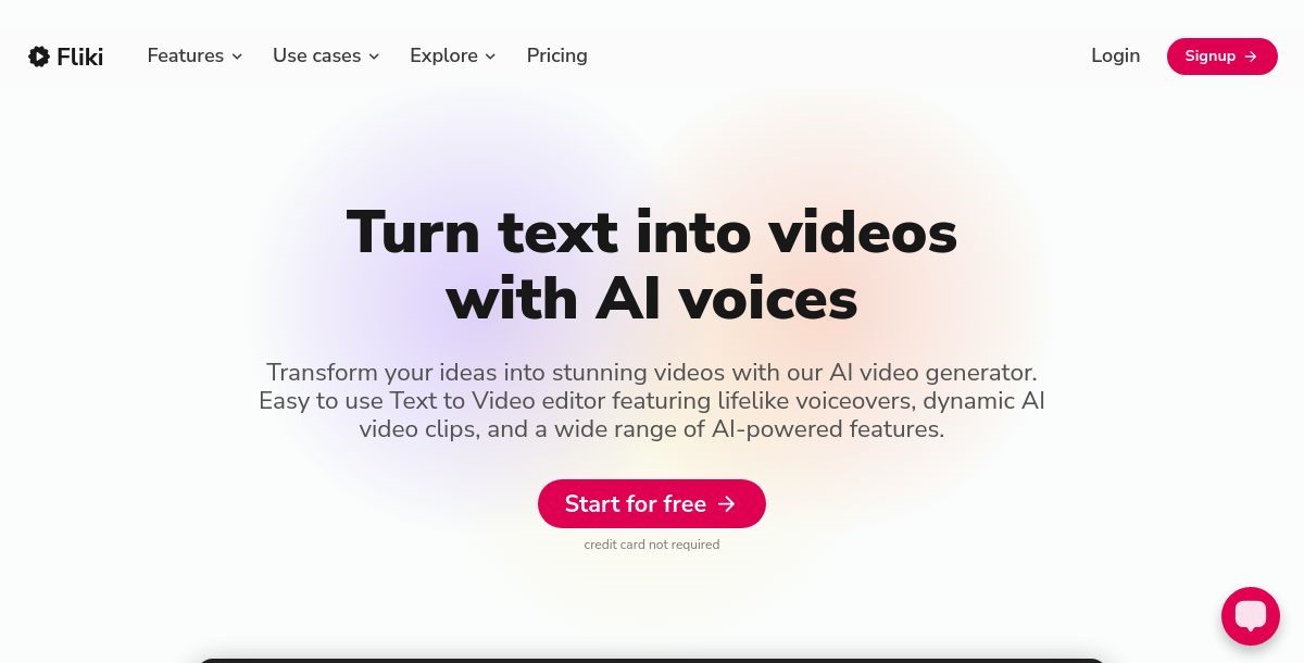 Fliki.io AI Video Maker