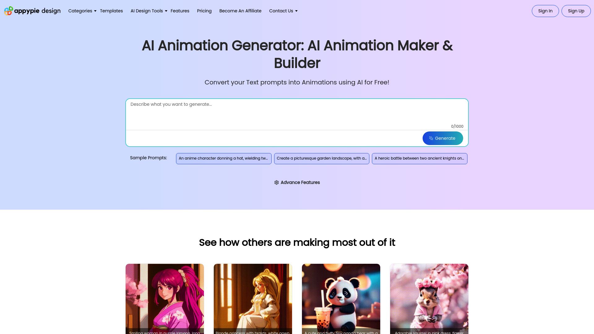 Animation Generator