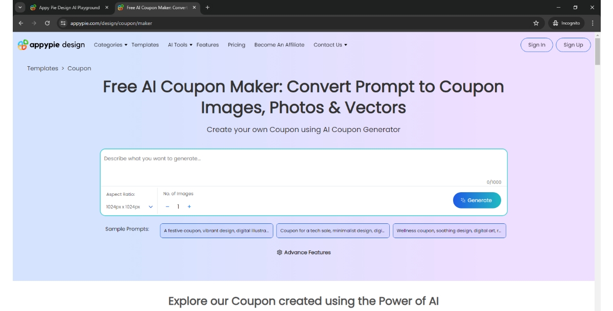 AI Coupon Maker