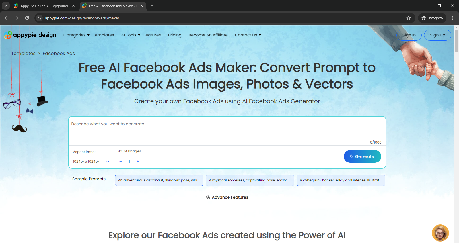 AI Facebook Ads Maker