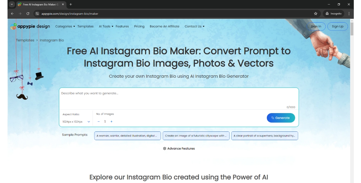 AI Instagram Bio Maker