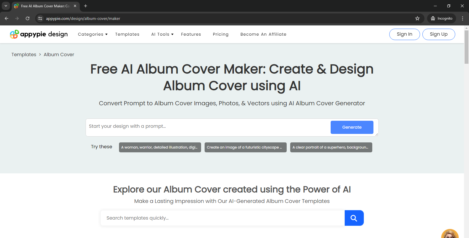 AI Album Cover Maker