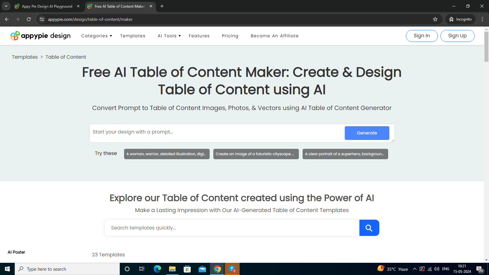 AI Table of Content Maker