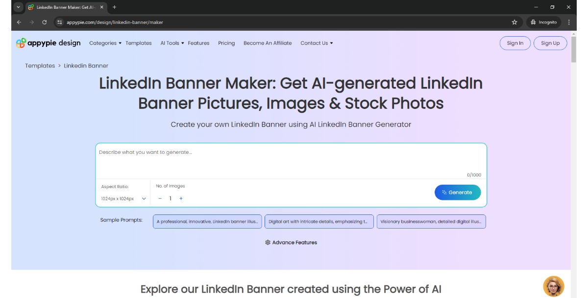 AI LinkedIn Banner Maker