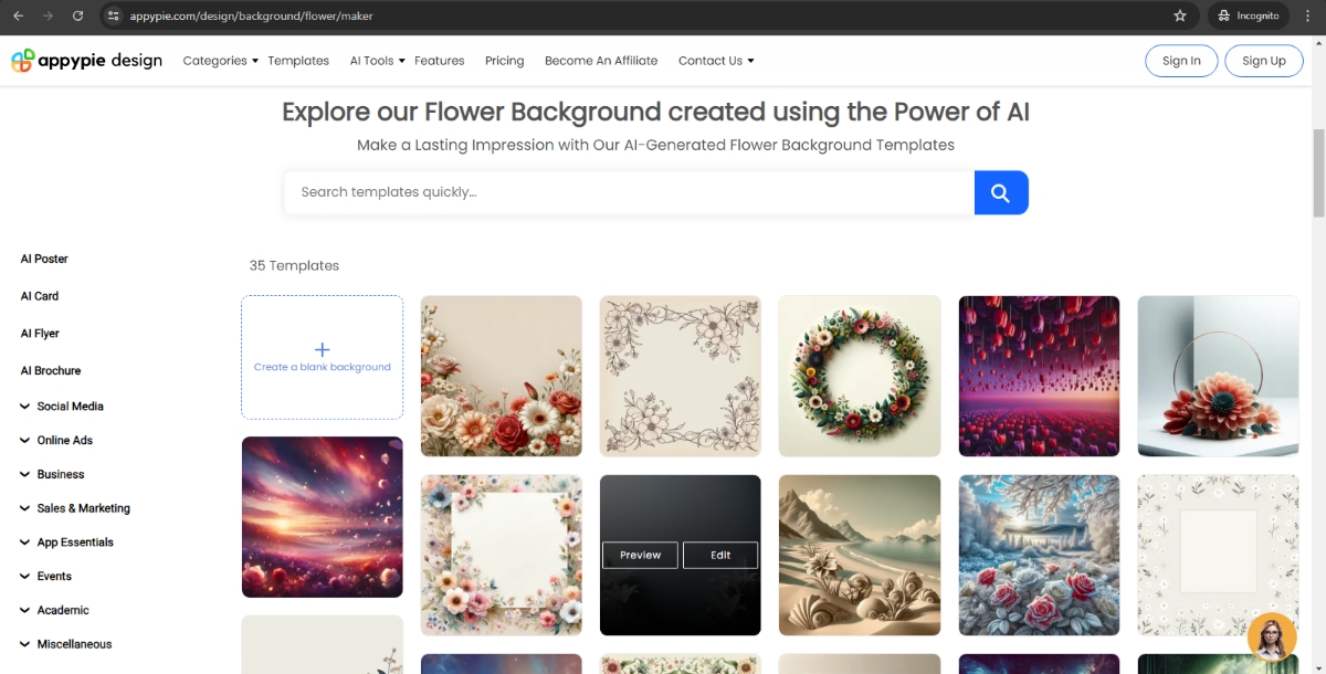 Flower Background Templates