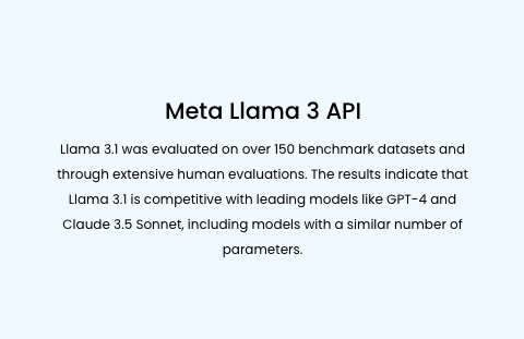 Meta Llama 3 API